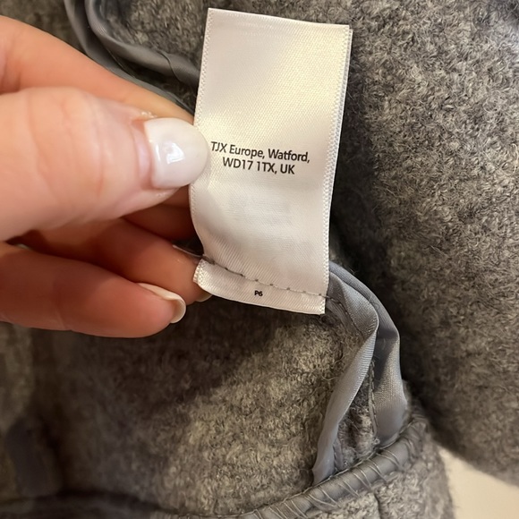 Grey Wool Tahari Jacket - Picture 4 of 6